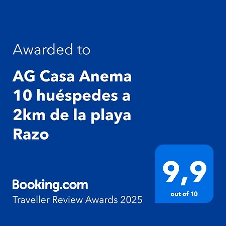 Ag Casa Anema, 10 Huespedes A 2km De La Playa Razo